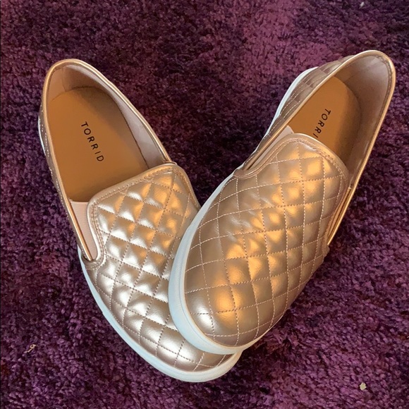 torrid Shoes - Rose gold torrid shoes.